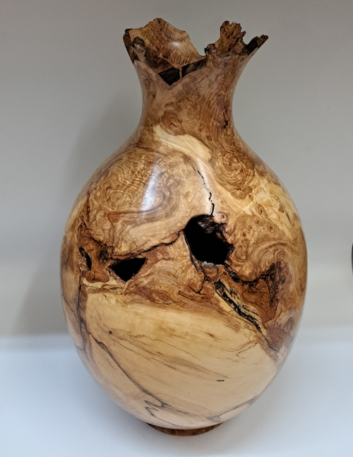 Click to view detail for JW-265 Colorado Aspen Burl Hollow Woodturning $1750